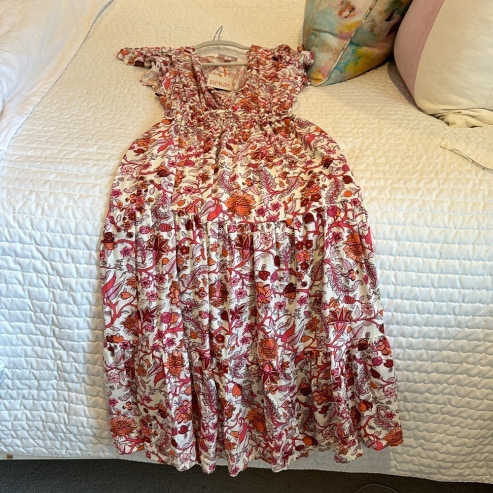 Maxi Dress - Pink and Red - Picture 3 of 8